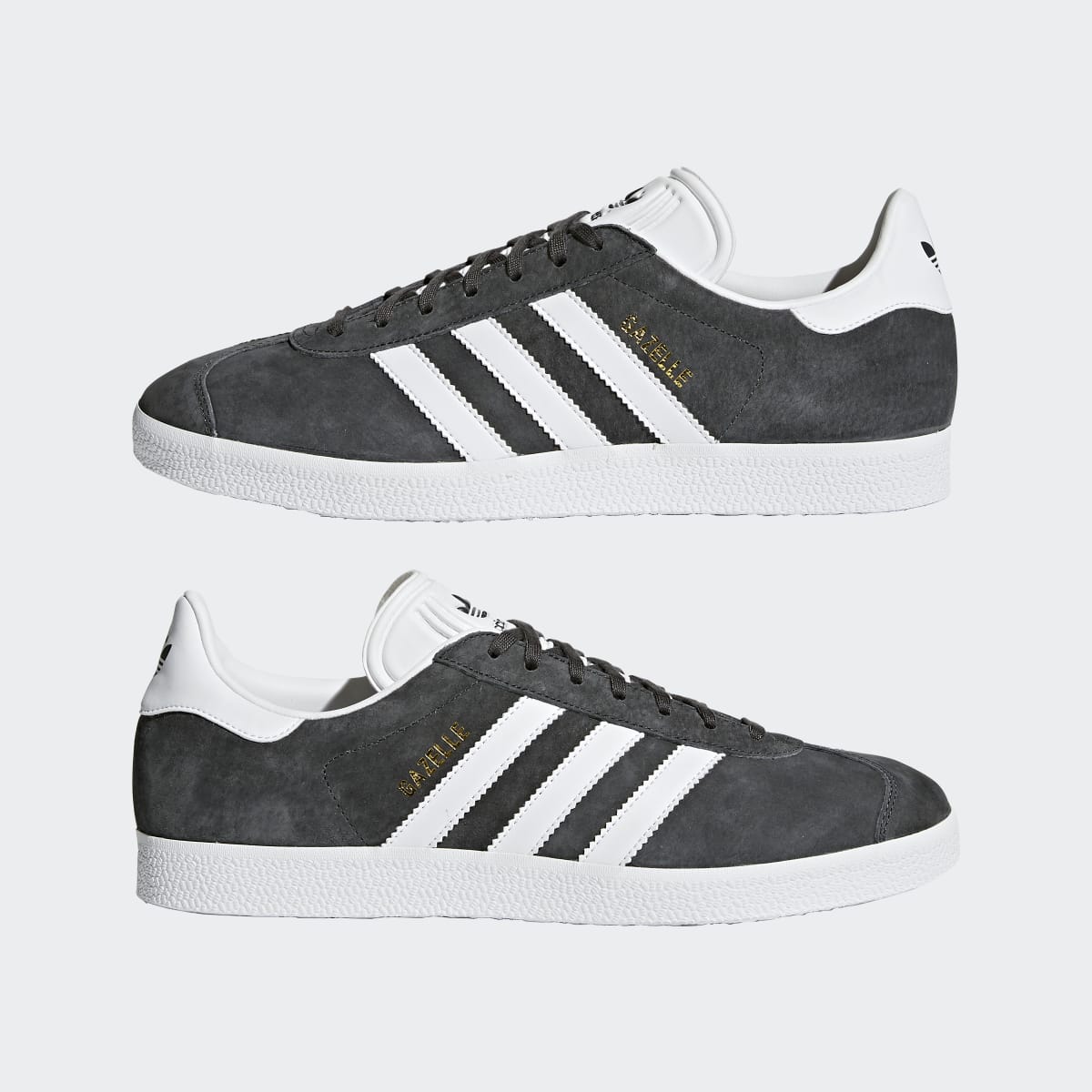 adidas Women's Gazelle Shoes - Dgh Solid Grey / White / Gold Metallic