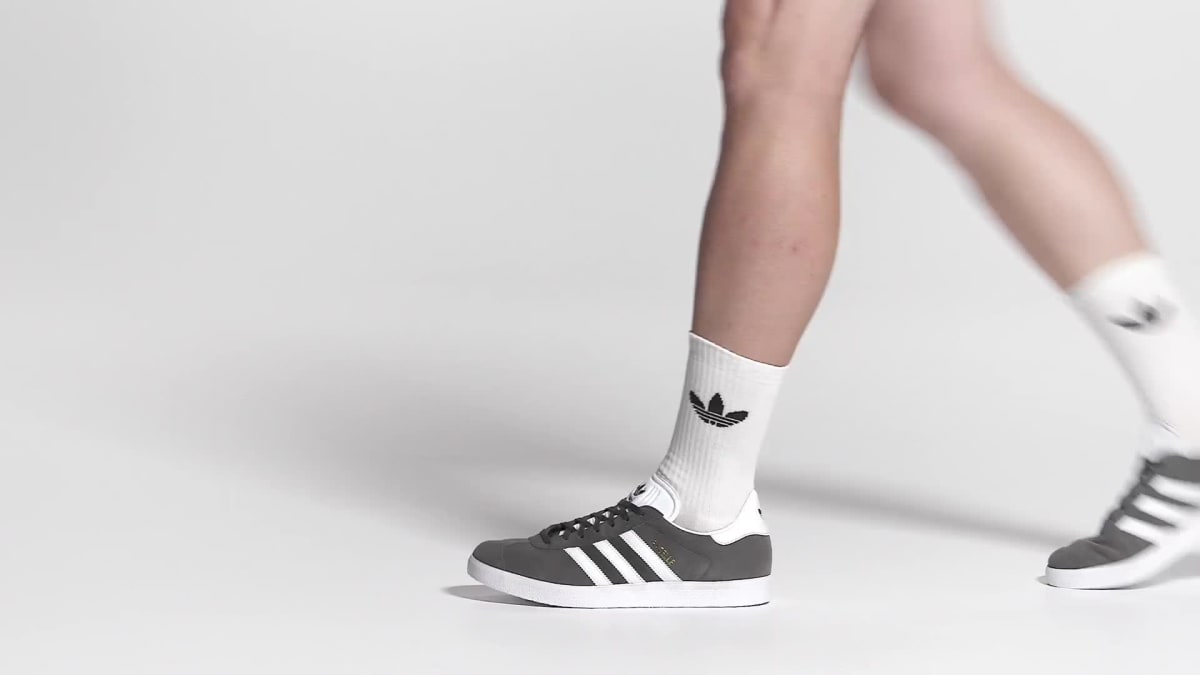 adidas Women's Gazelle Shoes - Dgh Solid Grey / White / Gold Metallic