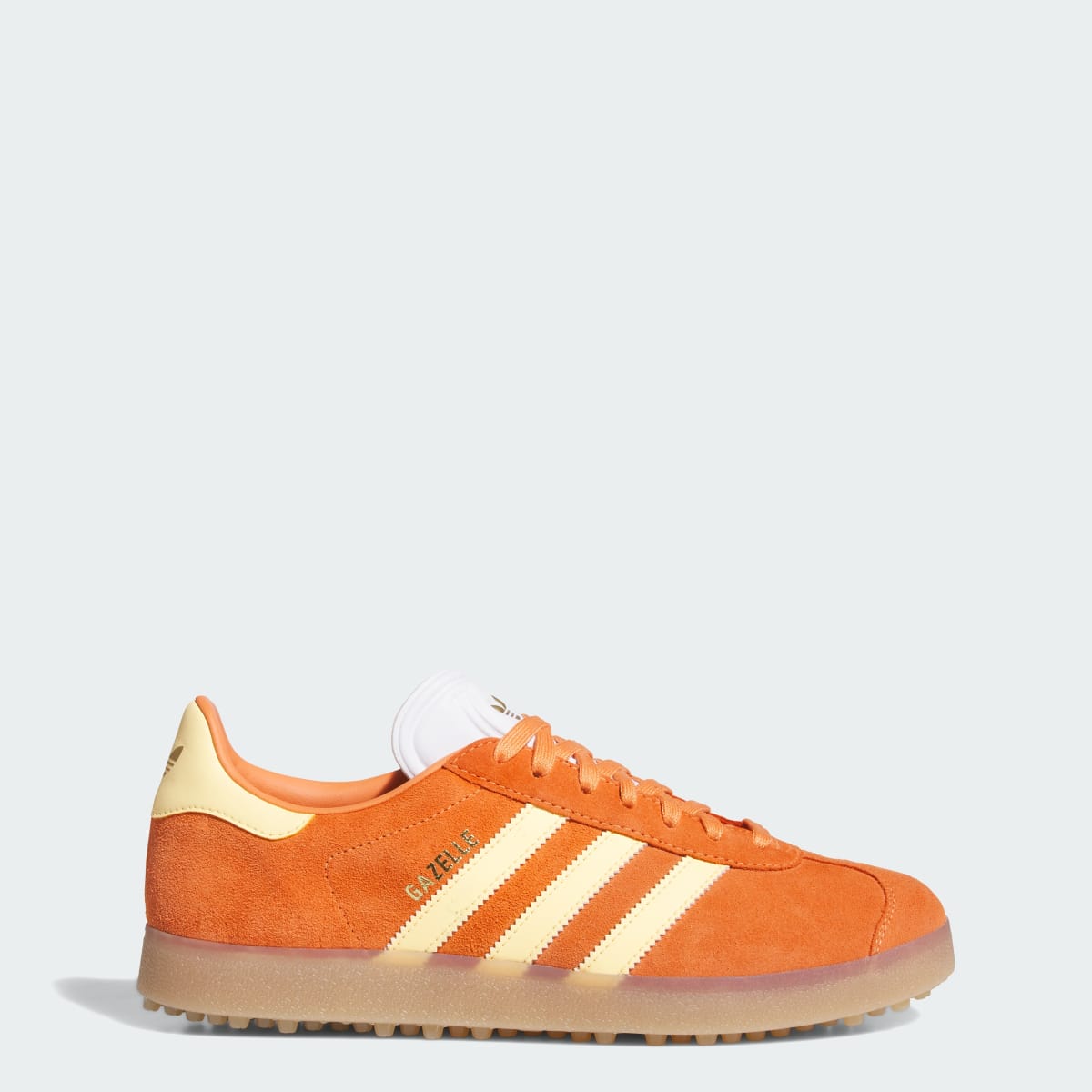 adidas Women's Gazelle Spikeless Golf Shoes - Dusky Orange / Ice Tangerine / Cloud White