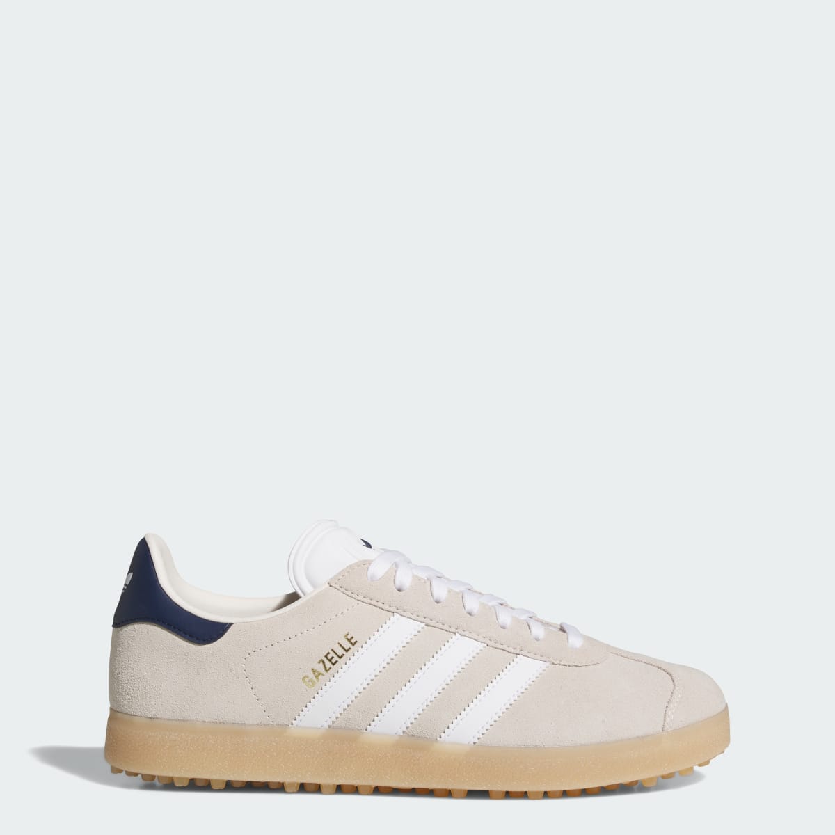 adidas Women's Gazelle Spikeless Golf Shoes - Chalk White / Cloud White / Night Indigo