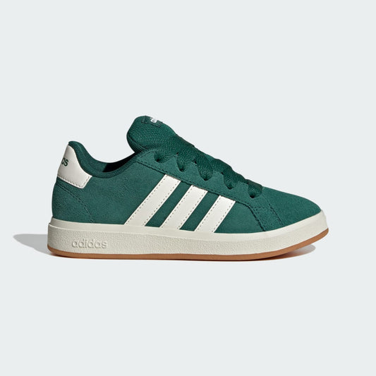 adidas Kids' Grand Court 00s Shoes - Collegiate Green / Off White / Gum