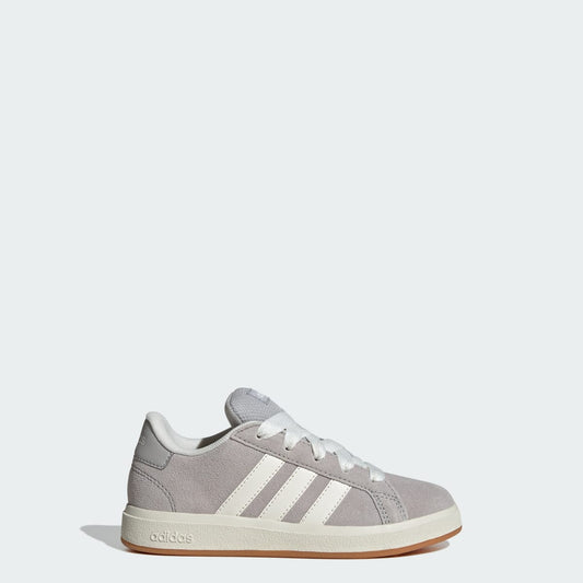 adidas Kids' Grand Court 00s Shoes - Grey Two / Off White / Gum