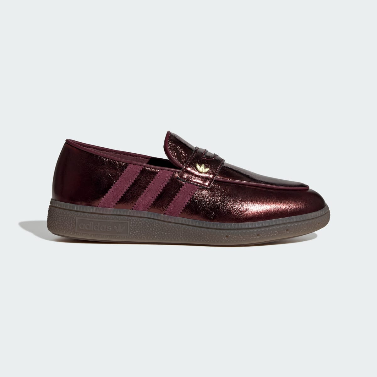 adidas Women's Handball Spezial Loafer Shoes - Maroon / Maroon / Gold Metallic