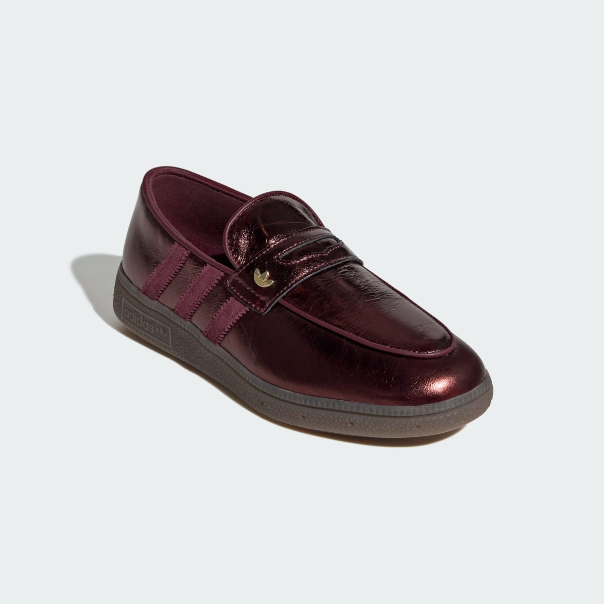 adidas Women's Handball Spezial Loafer Shoes - Maroon / Maroon / Gold Metallic