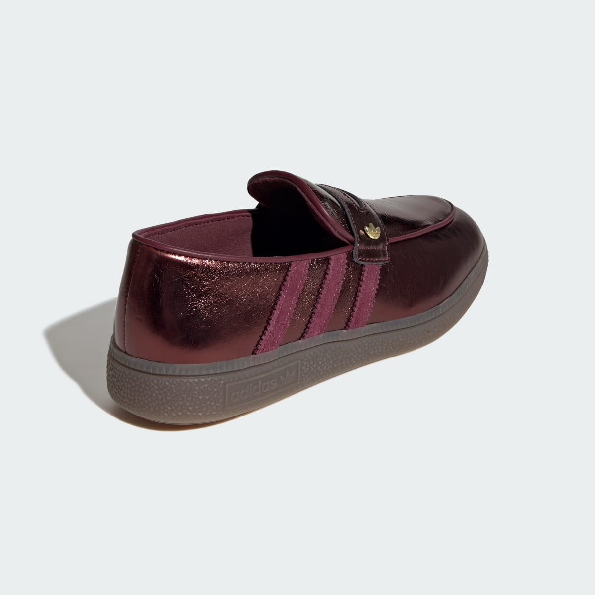 adidas Women's Handball Spezial Loafer Shoes - Maroon / Maroon / Gold Metallic