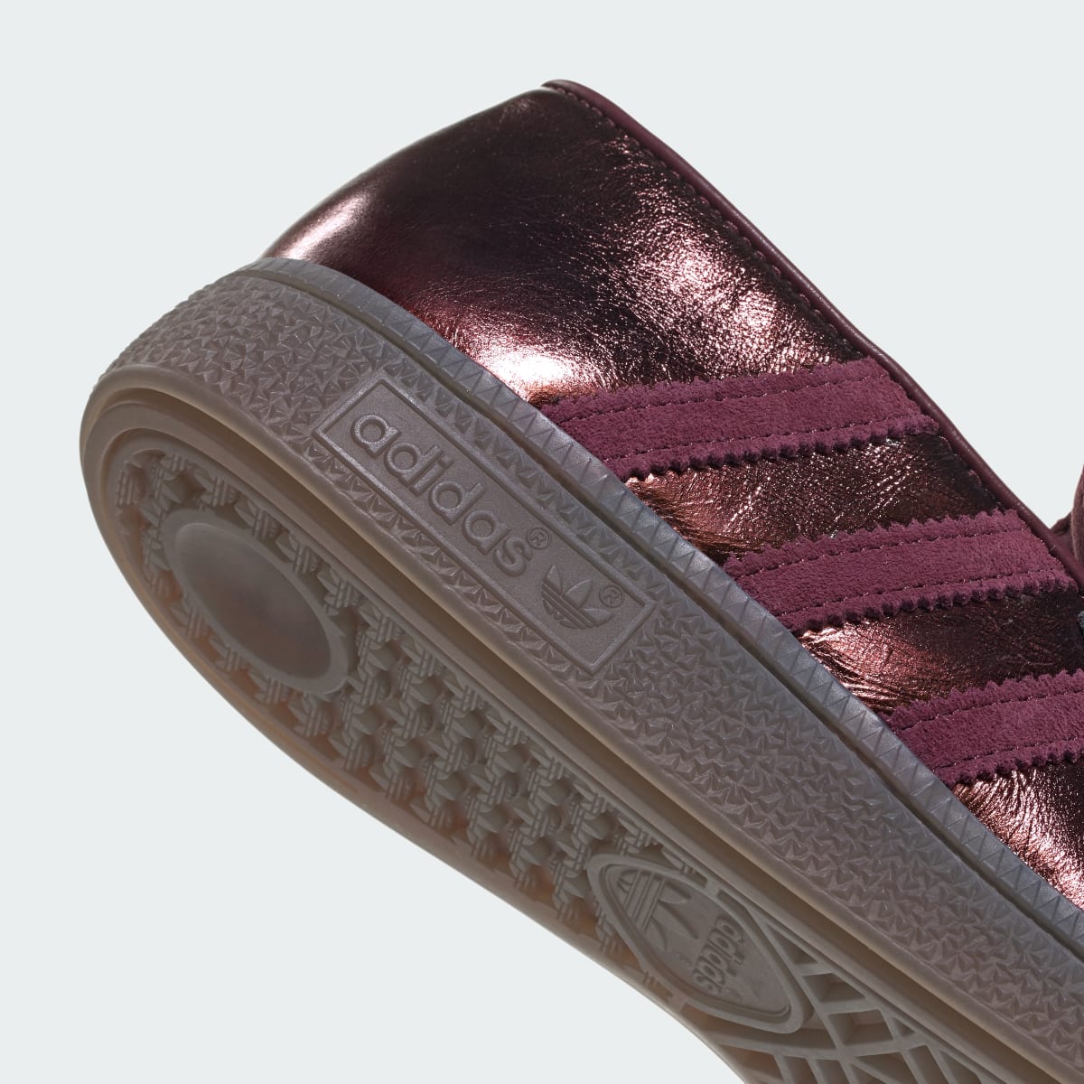 adidas Women's Handball Spezial Loafer Shoes - Maroon / Maroon / Gold Metallic