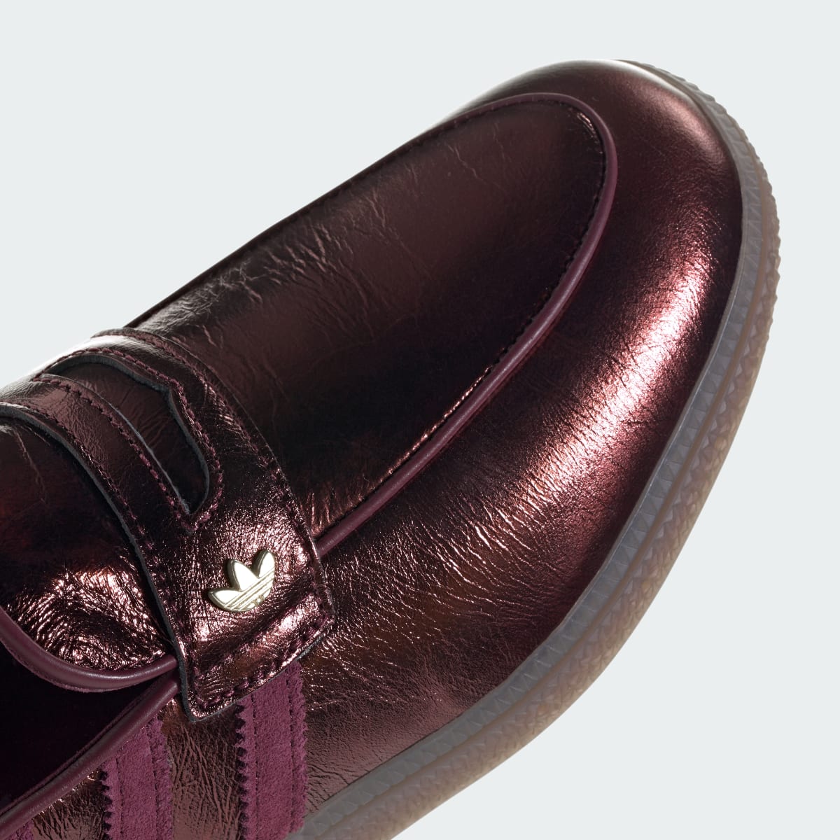 adidas Women's Handball Spezial Loafer Shoes - Maroon / Maroon / Gold Metallic