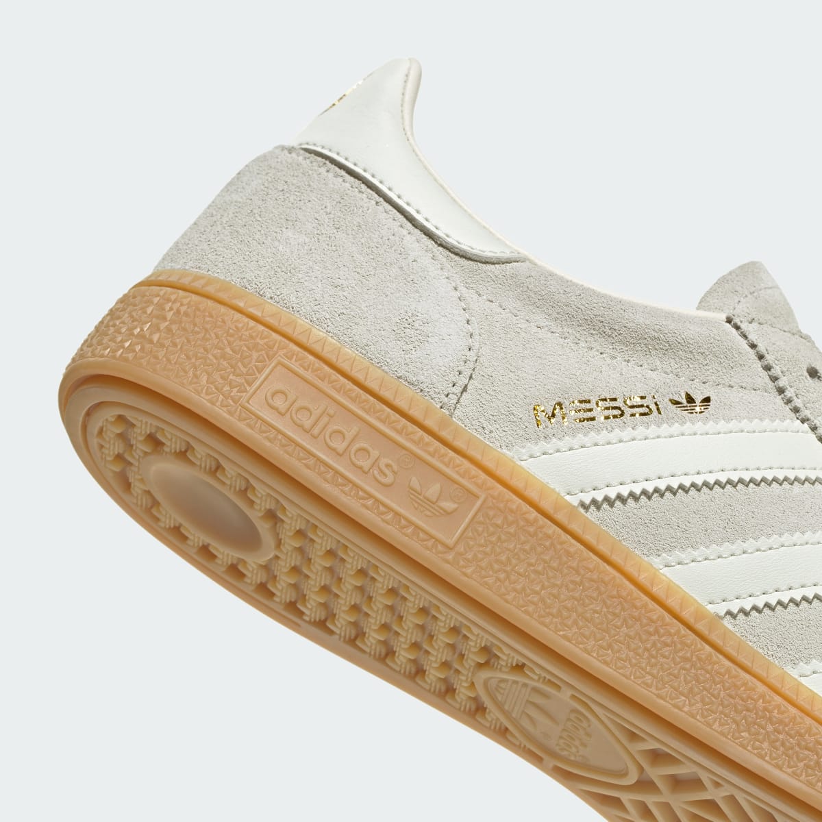 adidas Men's Handball Spezial Messi Shoes - Ivory / Ivory / Gold Metallic