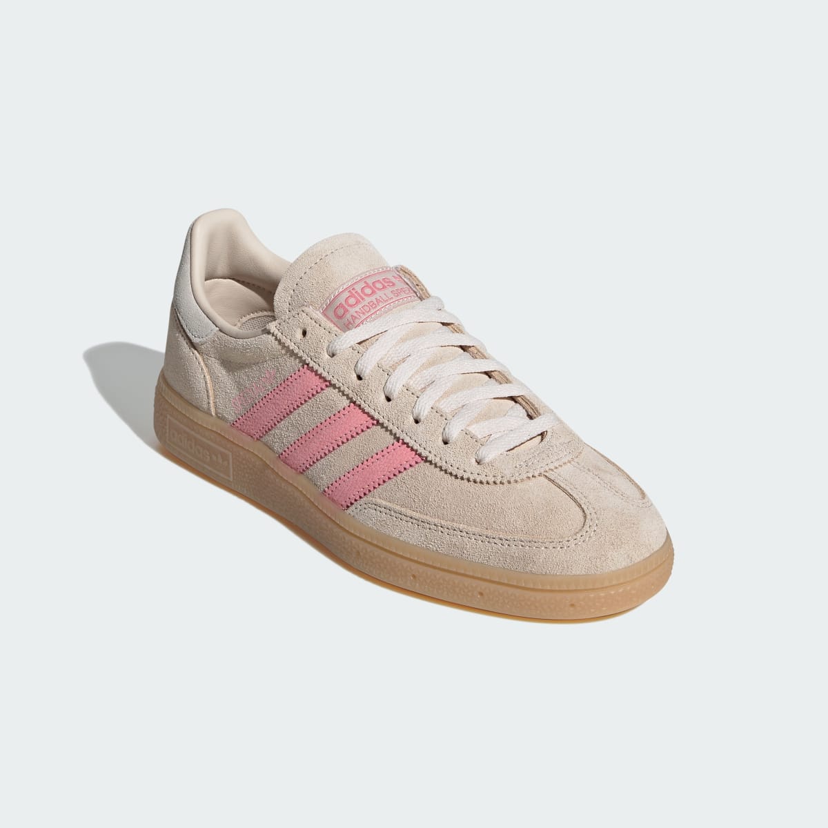 adidas Women's Handball Spezial Shoes - Crystal Linen / Pink Spark / Wonder White