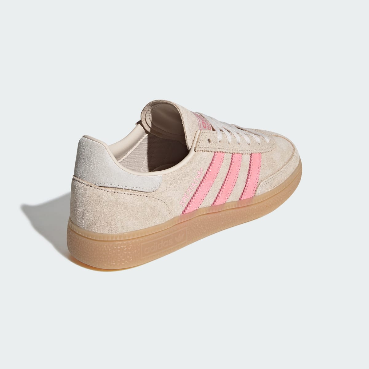adidas Women's Handball Spezial Shoes - Crystal Linen / Pink Spark / Wonder White