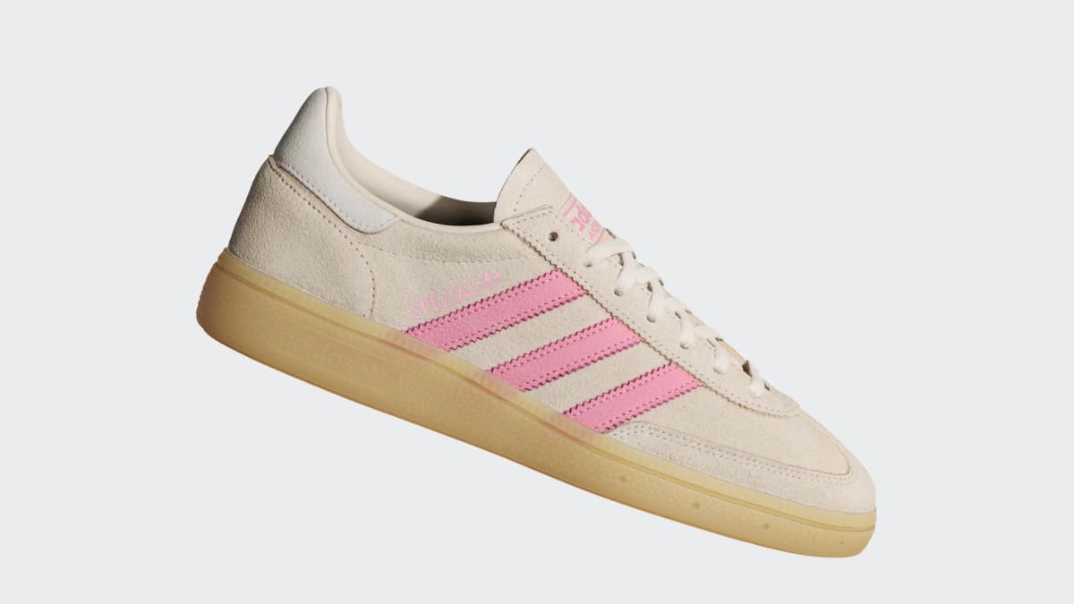 adidas Women's Handball Spezial Shoes - Crystal Linen / Pink Spark / Wonder White