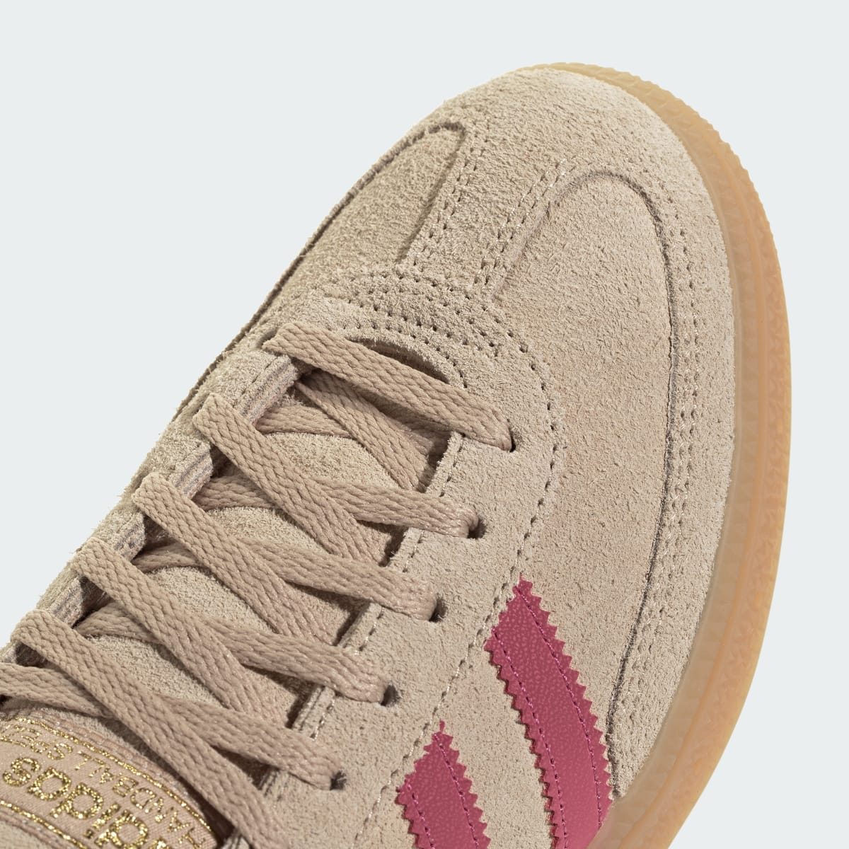 adidas Women's Handball Spezial Shoes - Magic Beige / Dual Magenta / Gold Metallic