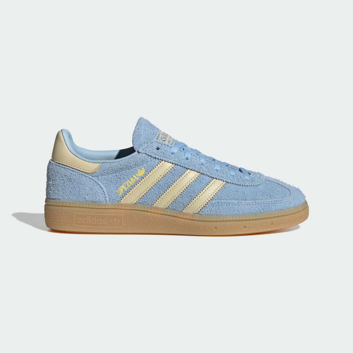 adidas Women's Handball Spezial Shoes - Clear Sky / Warm Vanilla / Gold Metallic