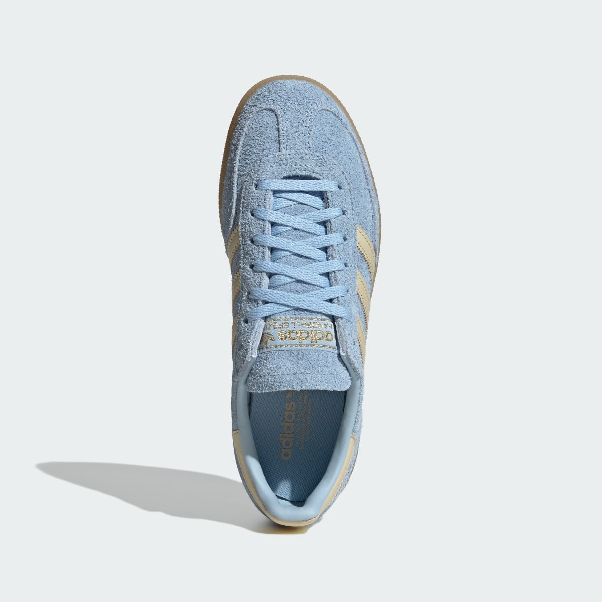 adidas Women's Handball Spezial Shoes - Clear Sky / Warm Vanilla / Gold Metallic