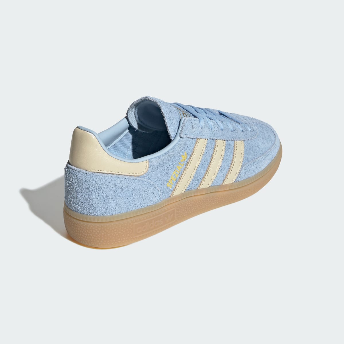adidas Women's Handball Spezial Shoes - Clear Sky / Warm Vanilla / Gold Metallic