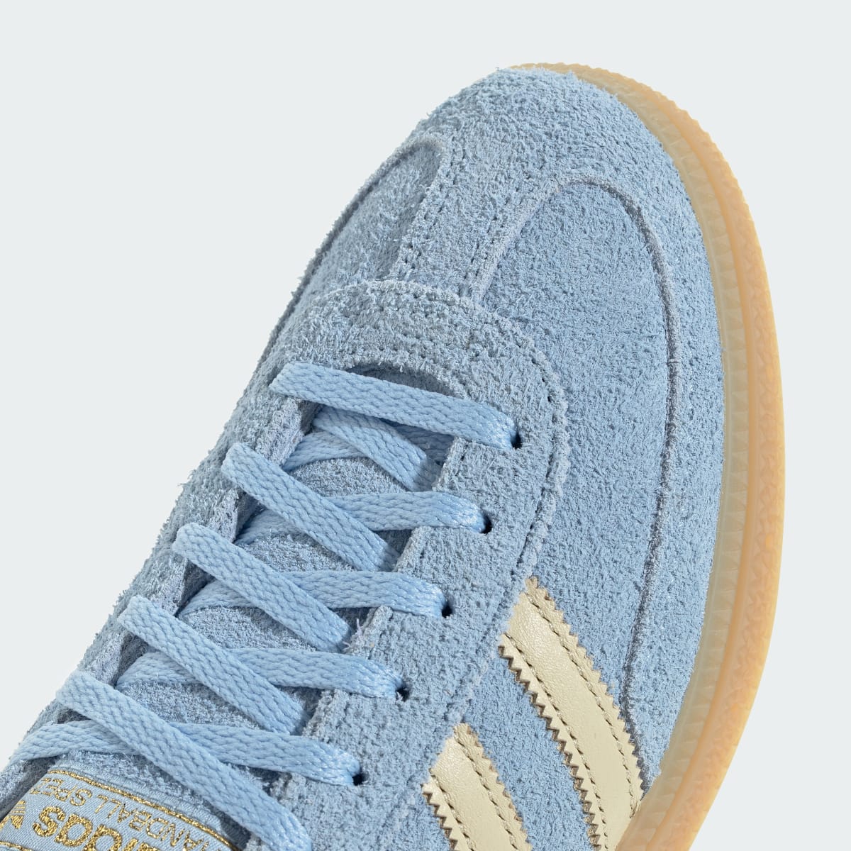 adidas Women's Handball Spezial Shoes - Clear Sky / Warm Vanilla / Gold Metallic