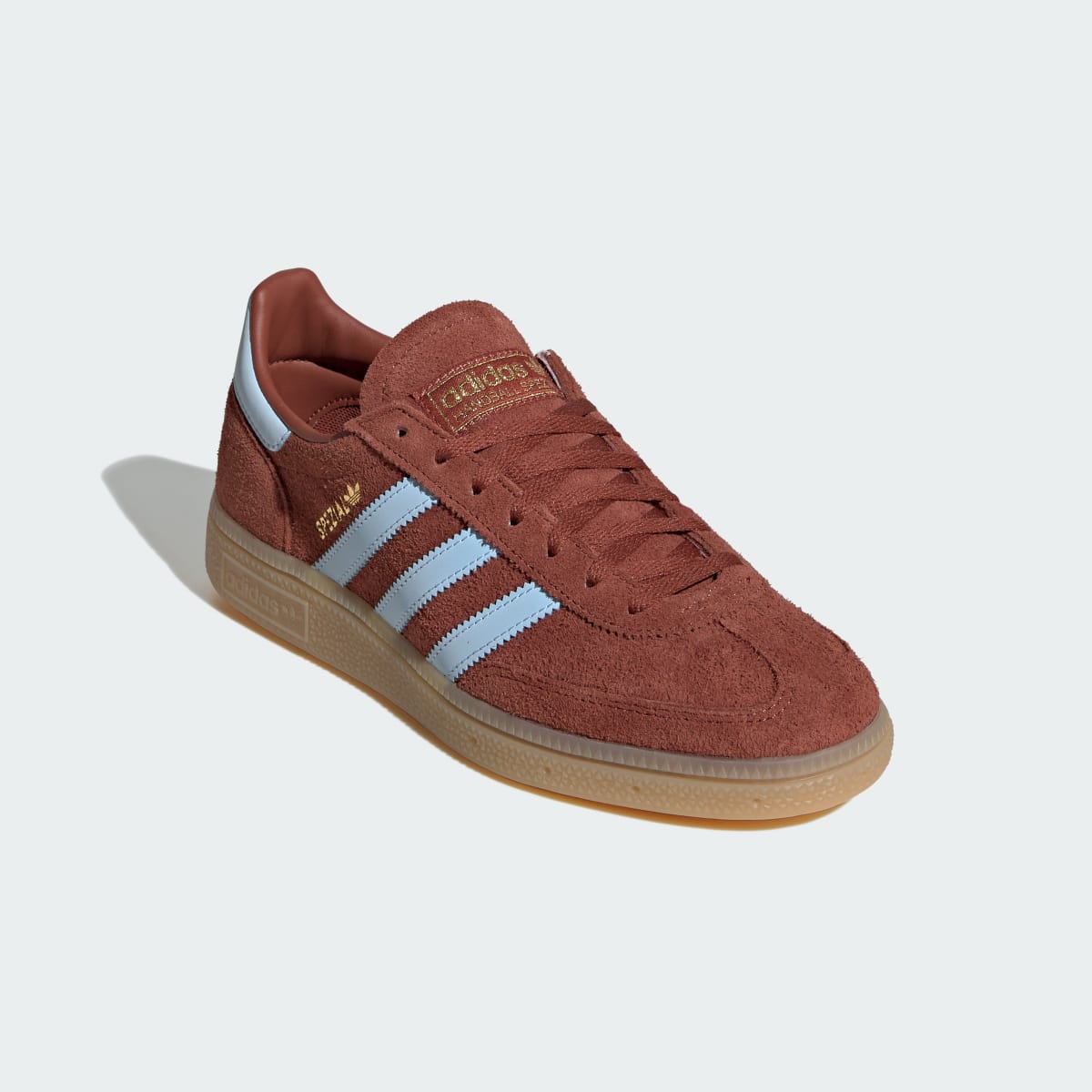 adidas Women's Handball Spezial Shoes - Burnt Sienna / Clear Sky / Gold Metallic