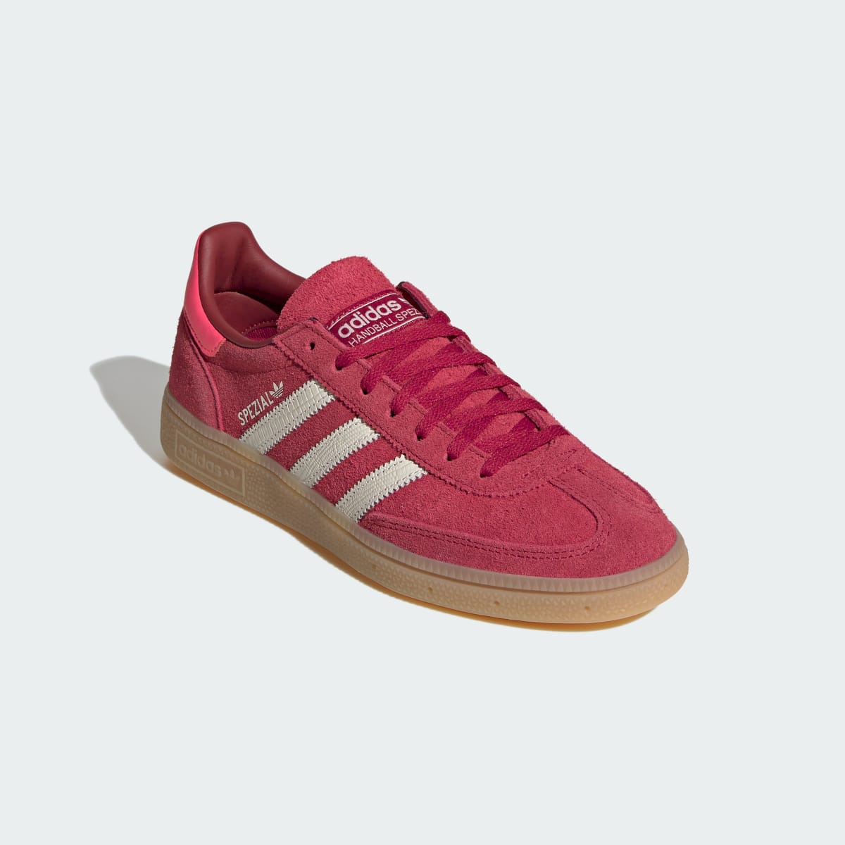 adidas Women's Handball Spezial Shoes - Team Victory Red / Off White / Solar Turbo