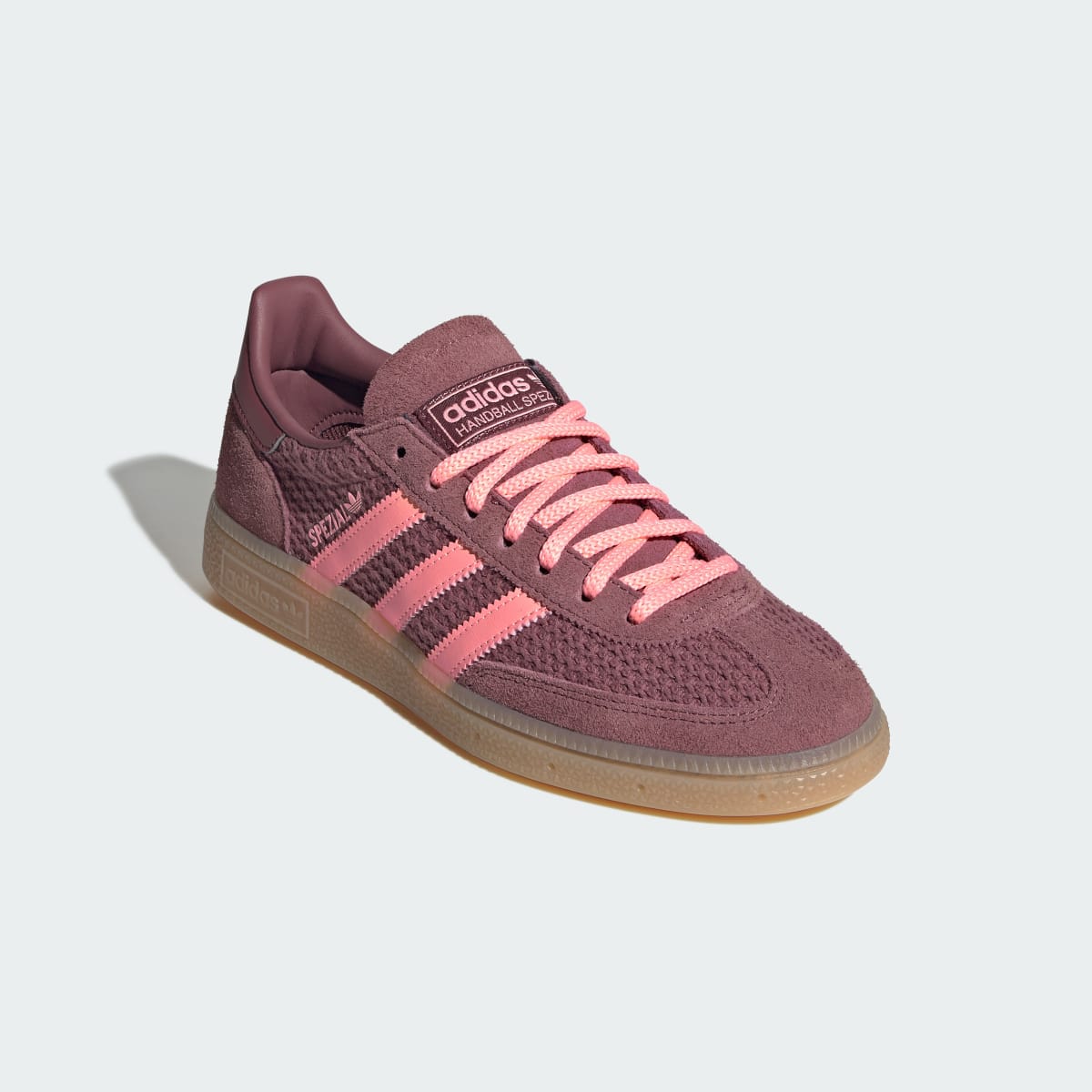 adidas Women's Handball Spezial Shoes - Burgundy / Frozen Turbo / Gum