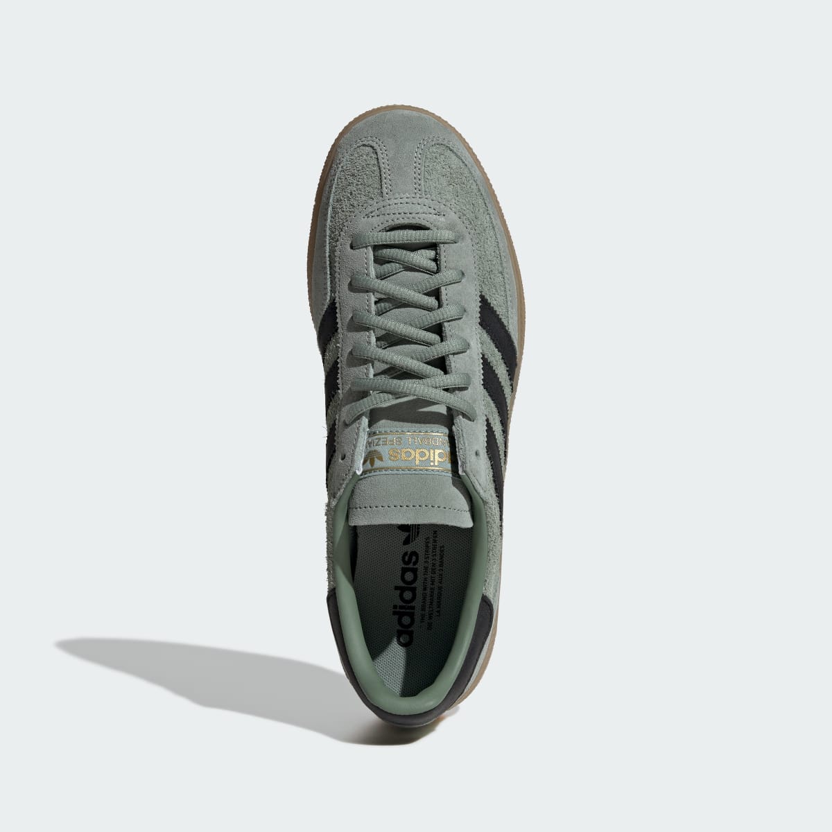 adidas Women's Handball Spezial Shoes - Silver Green / Core Black / Gum