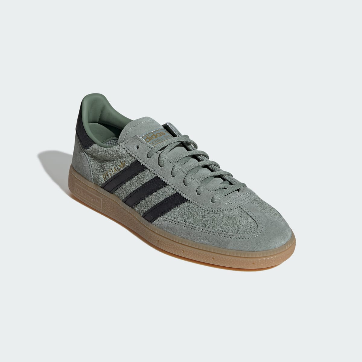adidas Women's Handball Spezial Shoes - Silver Green / Core Black / Gum