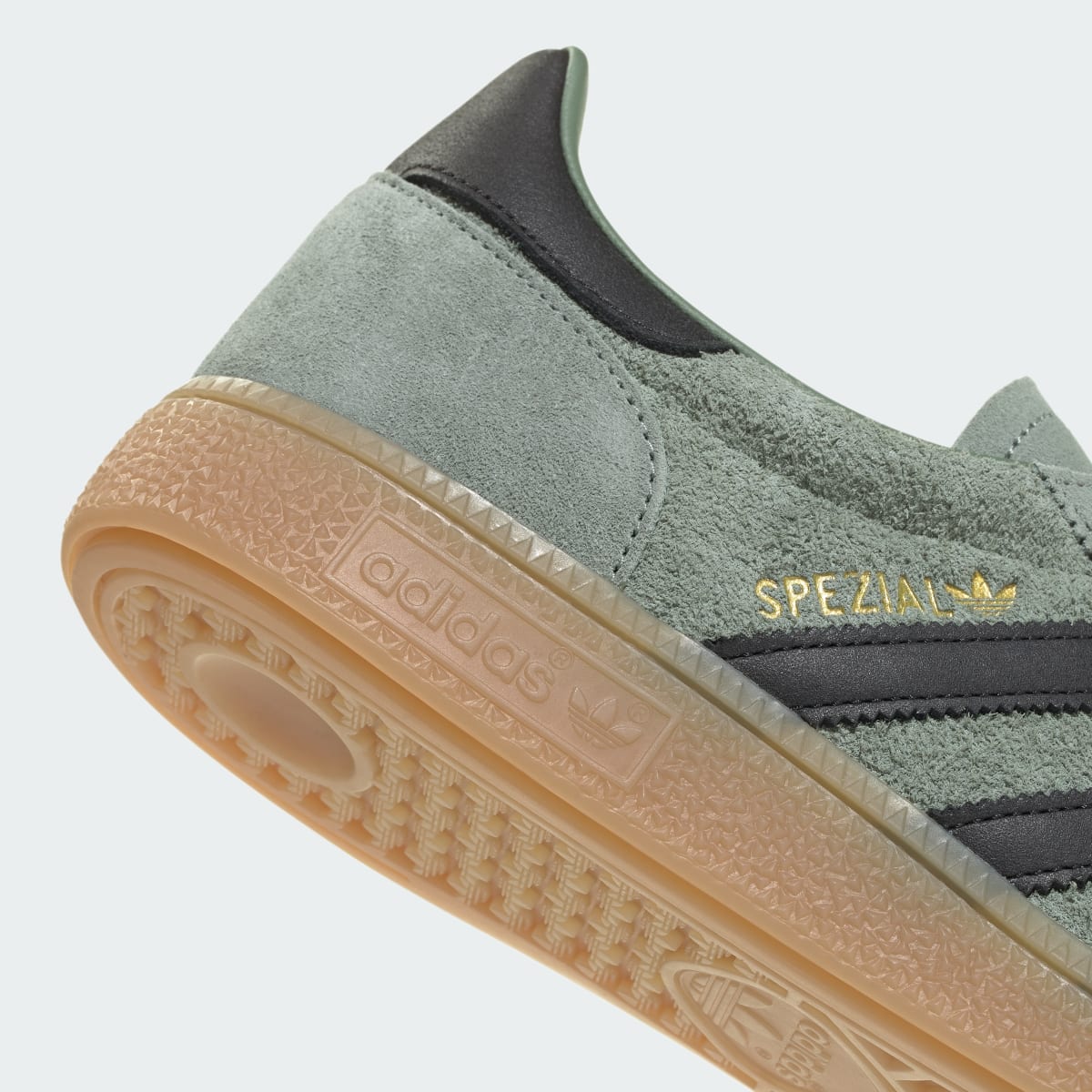adidas Women's Handball Spezial Shoes - Silver Green / Core Black / Gum