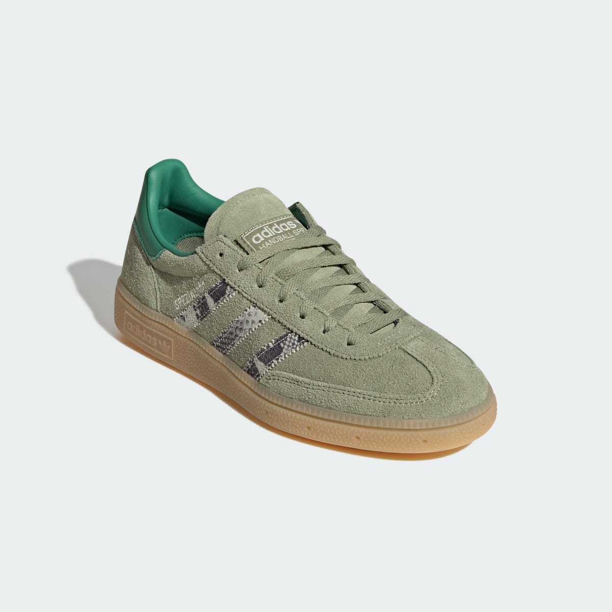 adidas Women's Handball Spezial Shoes - Tent Green / Linen Green / Blanch Green
