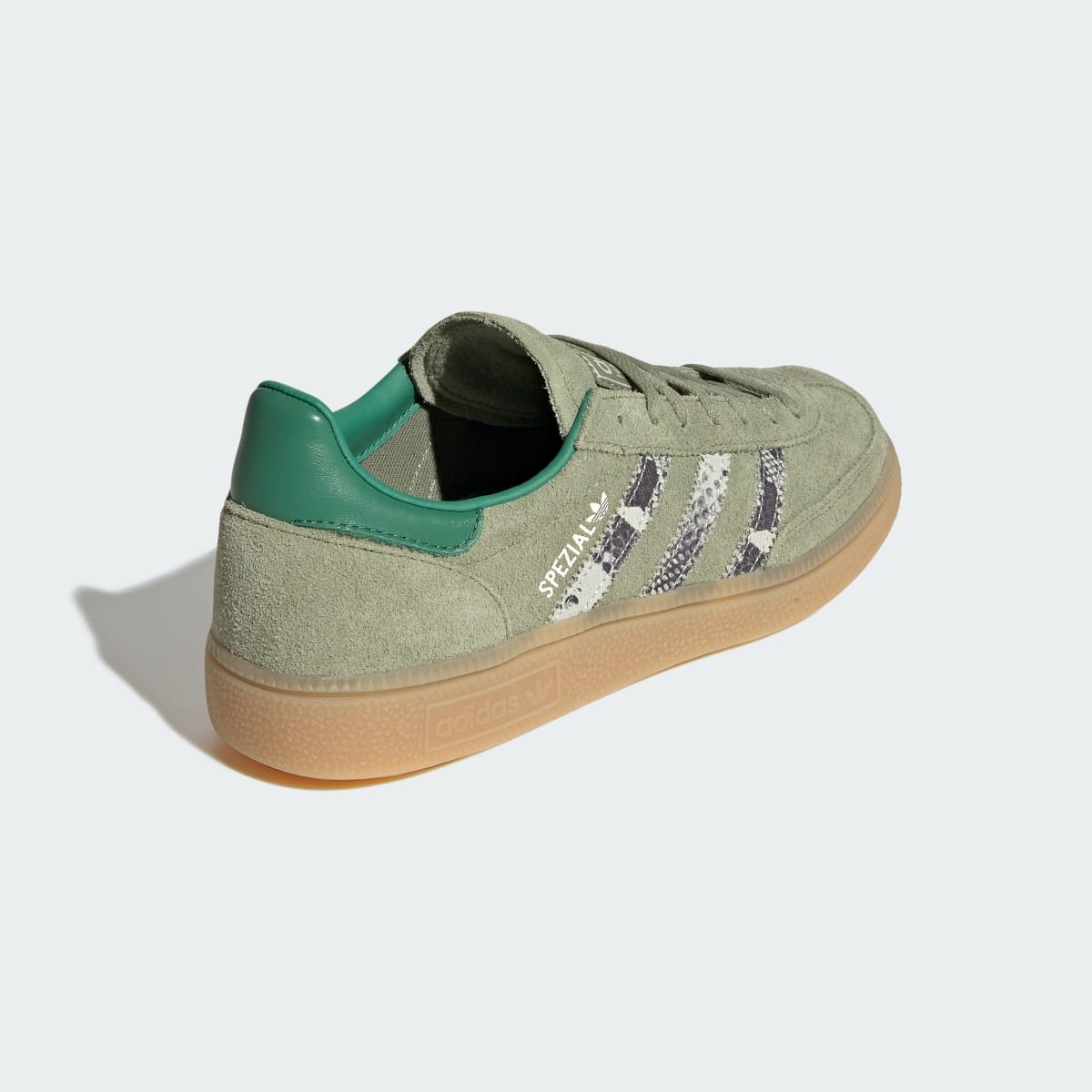 adidas Women's Handball Spezial Shoes - Tent Green / Linen Green / Blanch Green