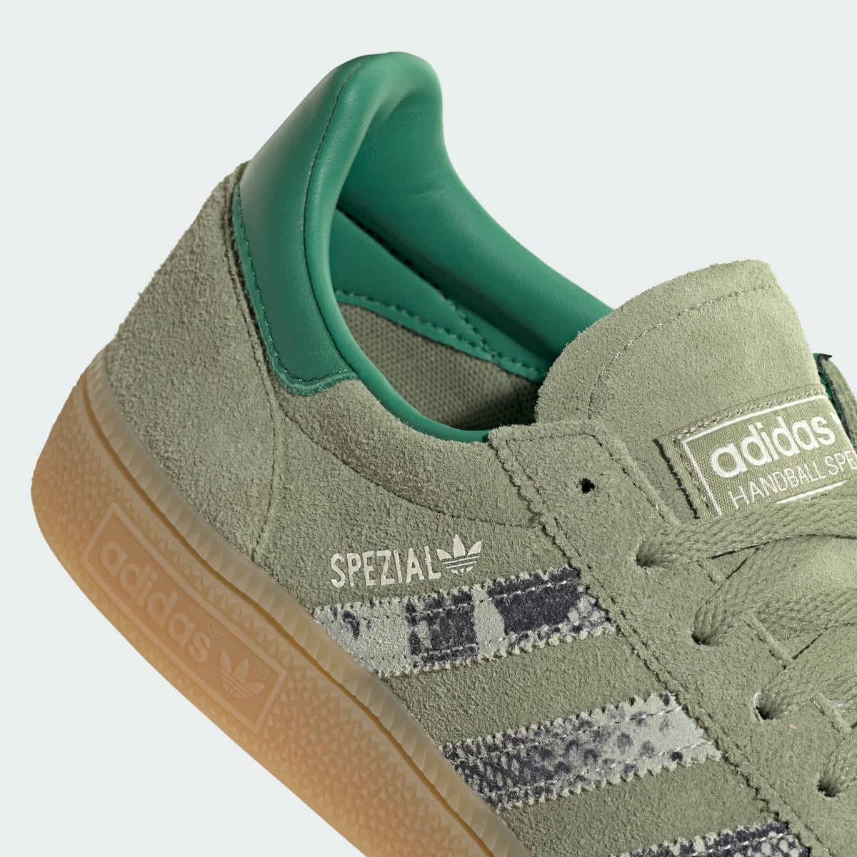 adidas Women's Handball Spezial Shoes - Tent Green / Linen Green / Blanch Green