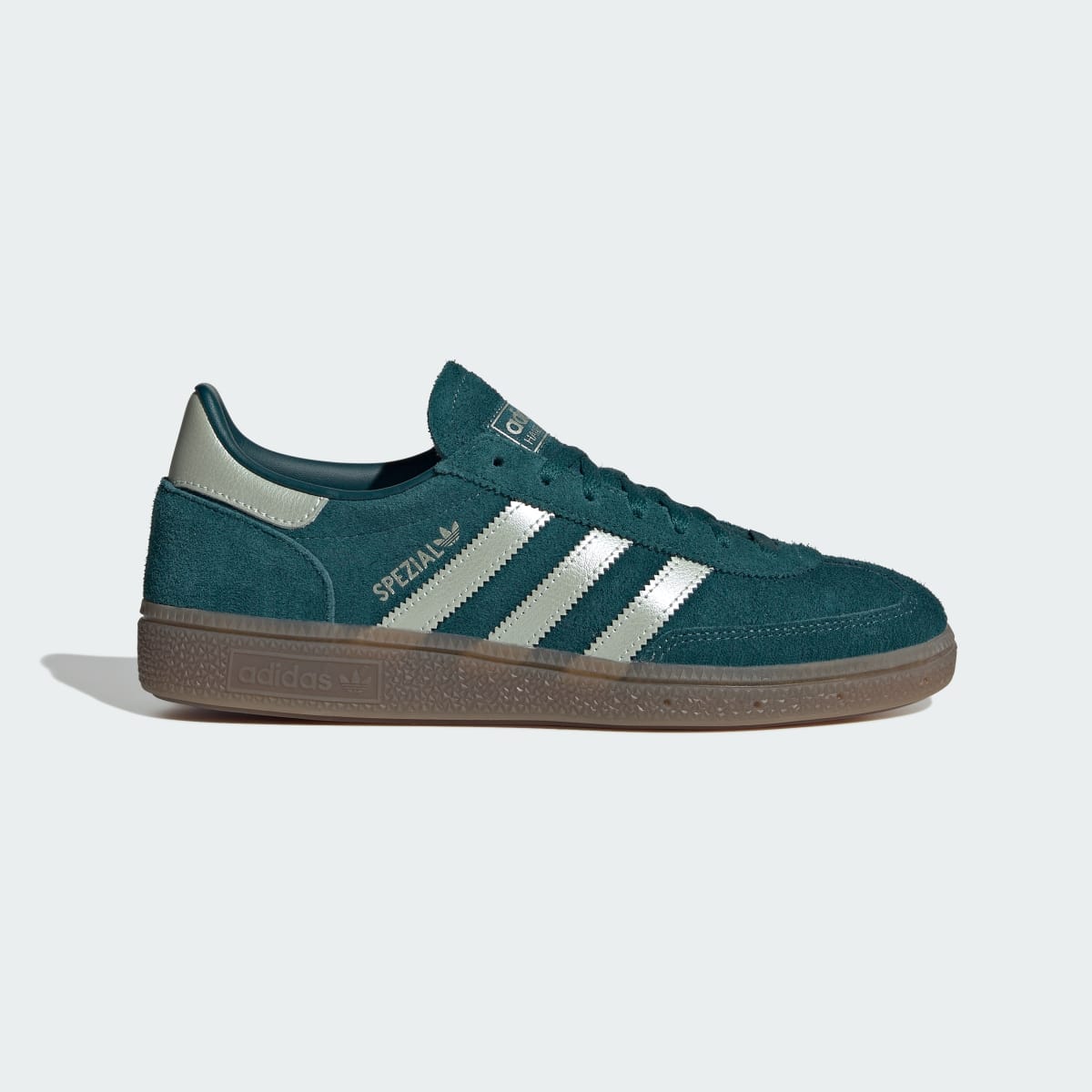 adidas Women's Handball Spezial Shoes - Rich Green / Supplier Colour / Gum