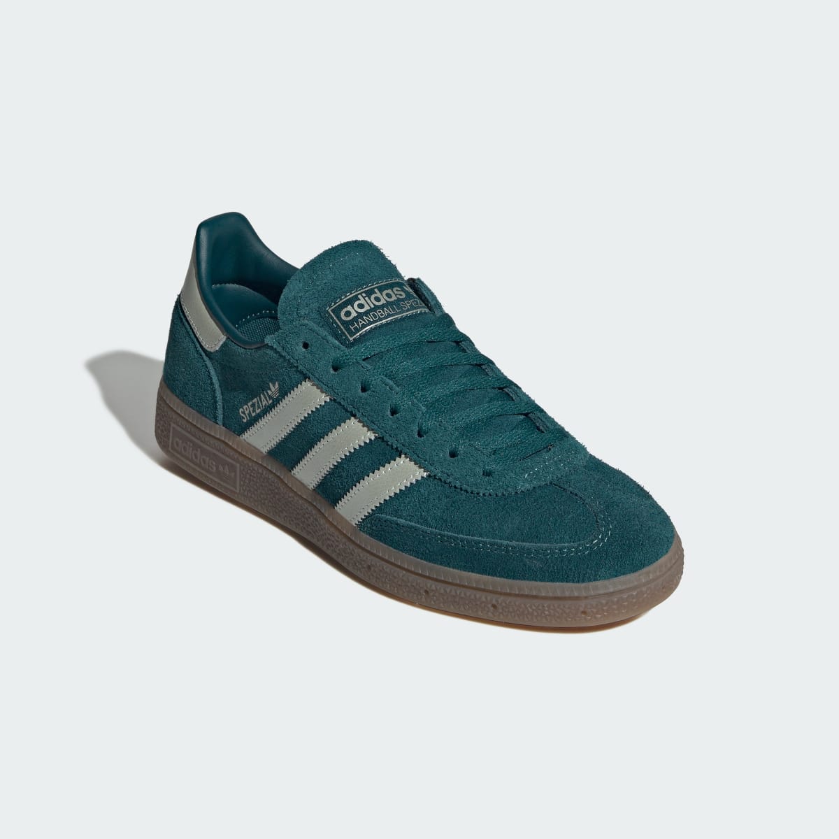 adidas Women's Handball Spezial Shoes - Rich Green / Supplier Colour / Gum