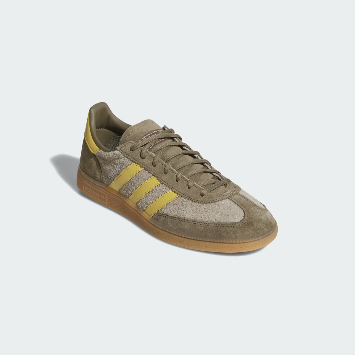 adidas Women's Handball Spezial Shoes - Olive Strata / Pyrite / Gum