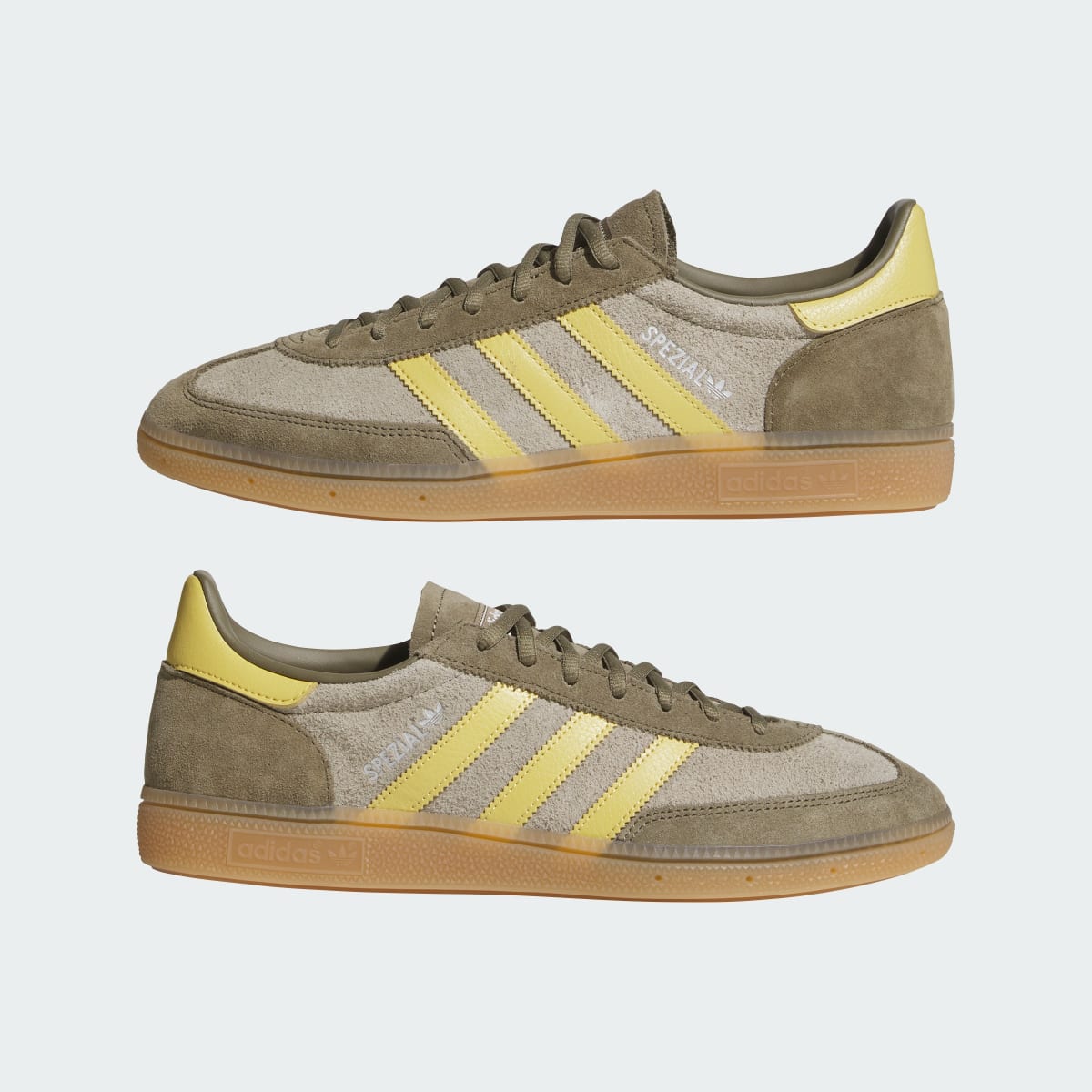 adidas Women's Handball Spezial Shoes - Olive Strata / Pyrite / Gum