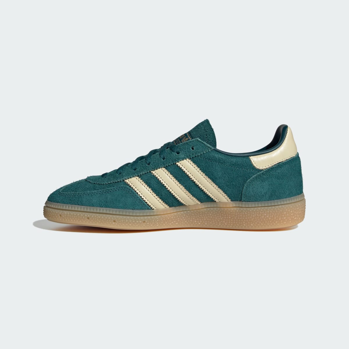 adidas Women's Handball Spezial Shoes - Rich Green / Warm Vanilla / Gold Metallic