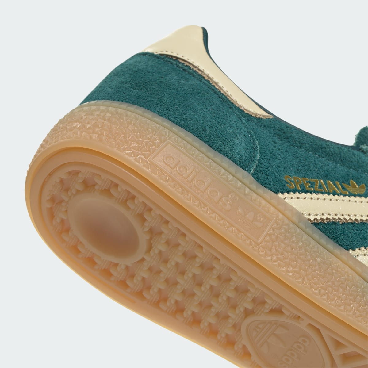 adidas Women's Handball Spezial Shoes - Rich Green / Warm Vanilla / Gold Metallic
