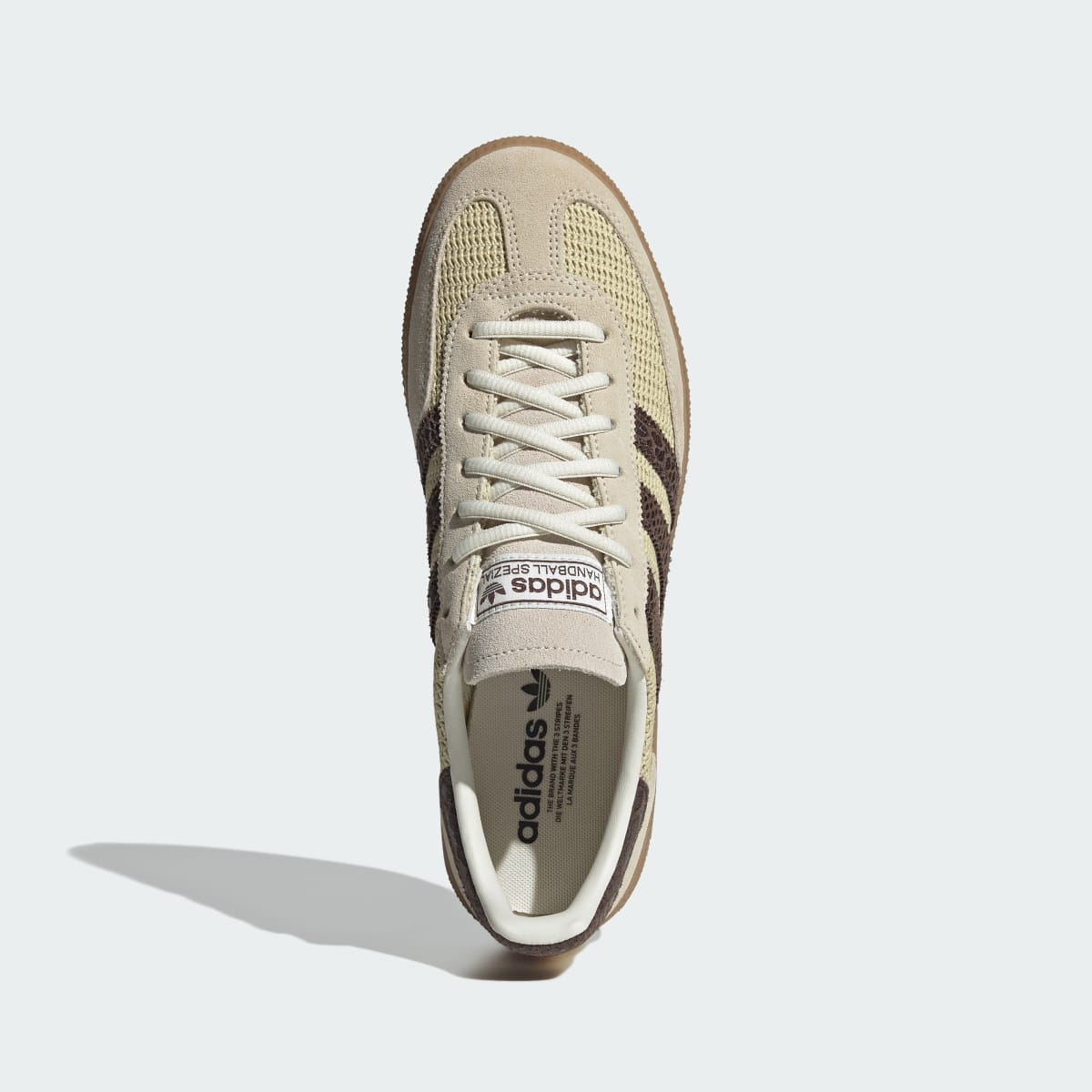 adidas Women's Handball Spezial Shoes - Dual Yellow / Brown / Warm Vanilla