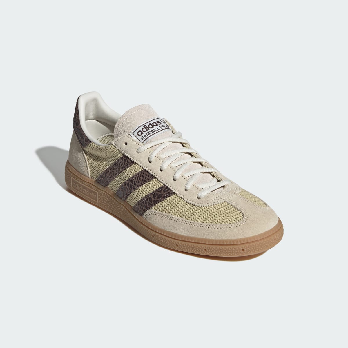 adidas Women's Handball Spezial Shoes - Dual Yellow / Brown / Warm Vanilla