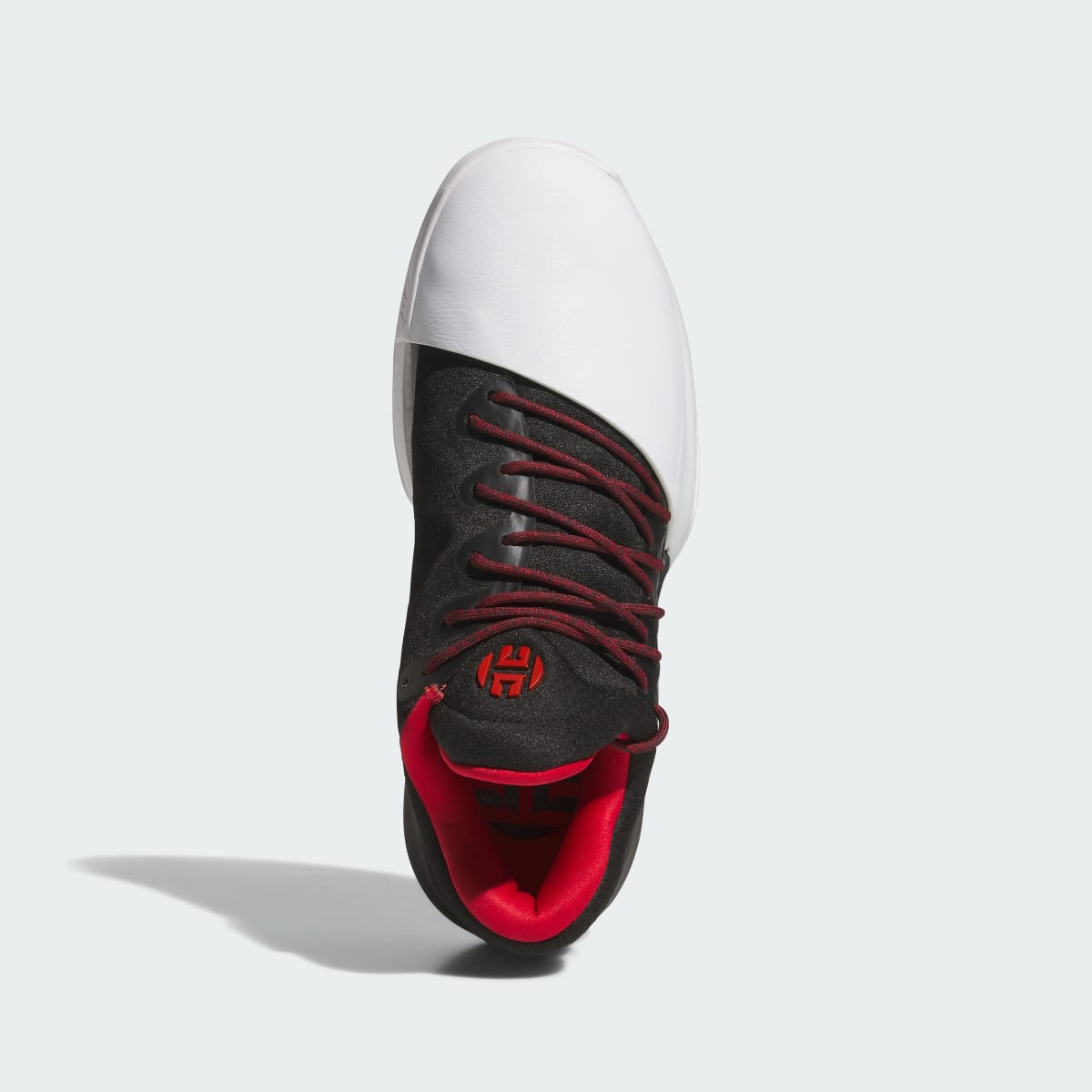 adidas Men's Harden Volume 1 Pioneer Shoes - Core Black / Cloud White / Better Scarlet