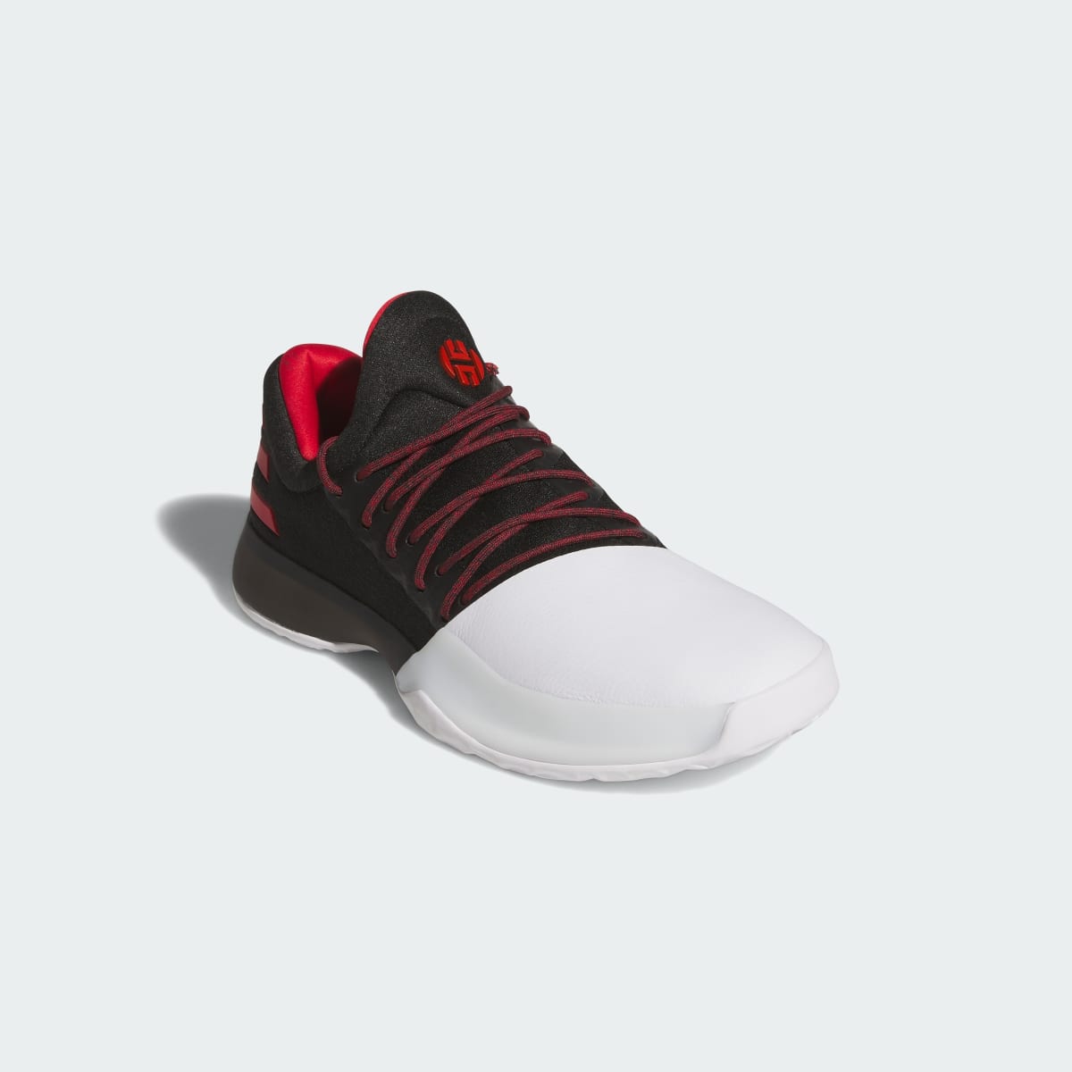 adidas Men's Harden Volume 1 Pioneer Shoes - Core Black / Cloud White / Better Scarlet