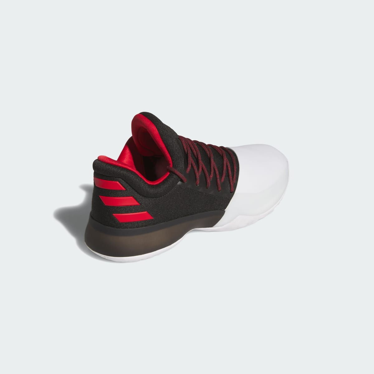 adidas Men's Harden Volume 1 Pioneer Shoes - Core Black / Cloud White / Better Scarlet