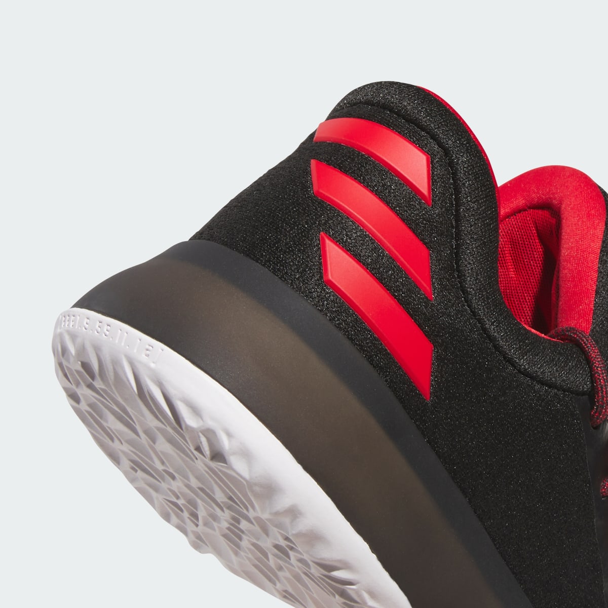 adidas Men's Harden Volume 1 Pioneer Shoes - Core Black / Cloud White / Better Scarlet