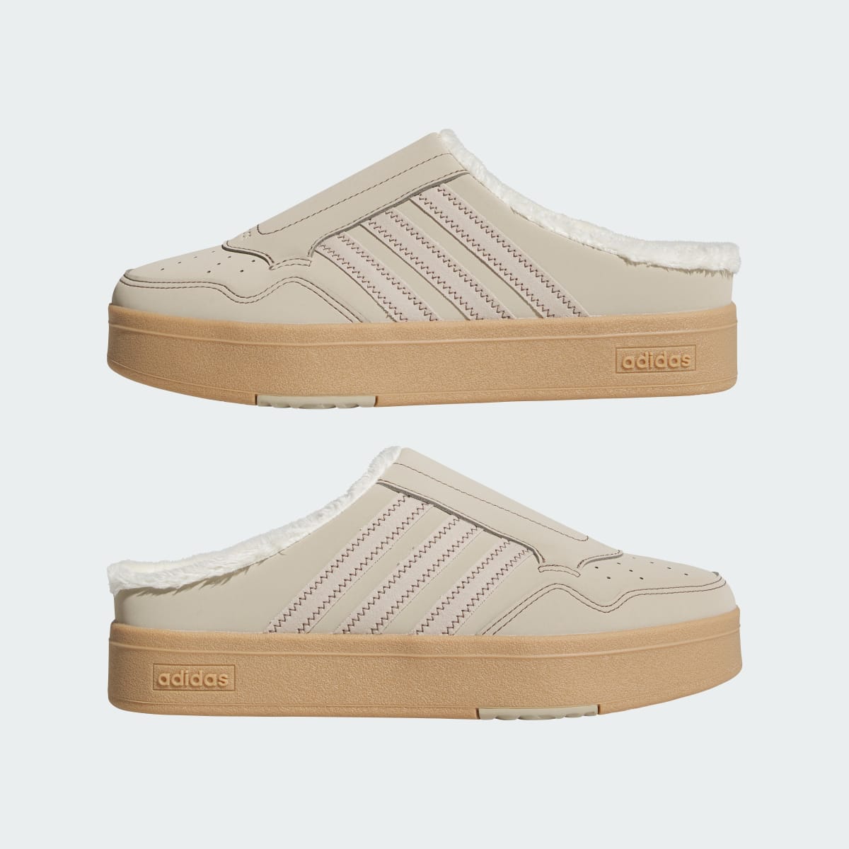 adidas Women's Hoops 4.0 W Shoes - Wonder Beige / Wonder Beige / Gum