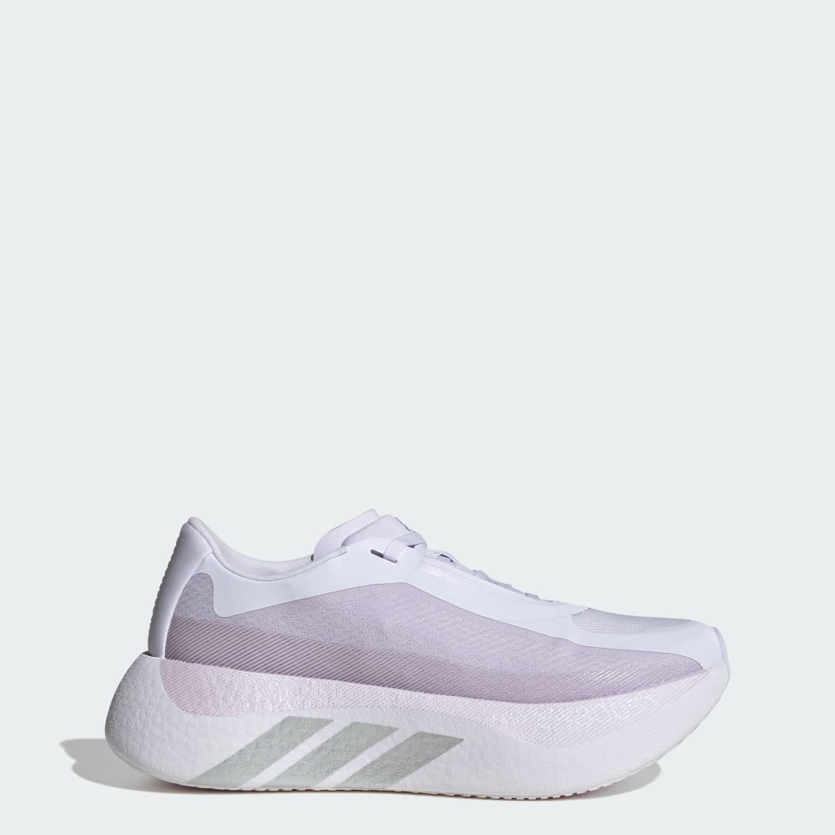 adidas Women's Hyperboost Edge Running Shoes - Frozen Purple / Silver Metallic / Silver Dawn