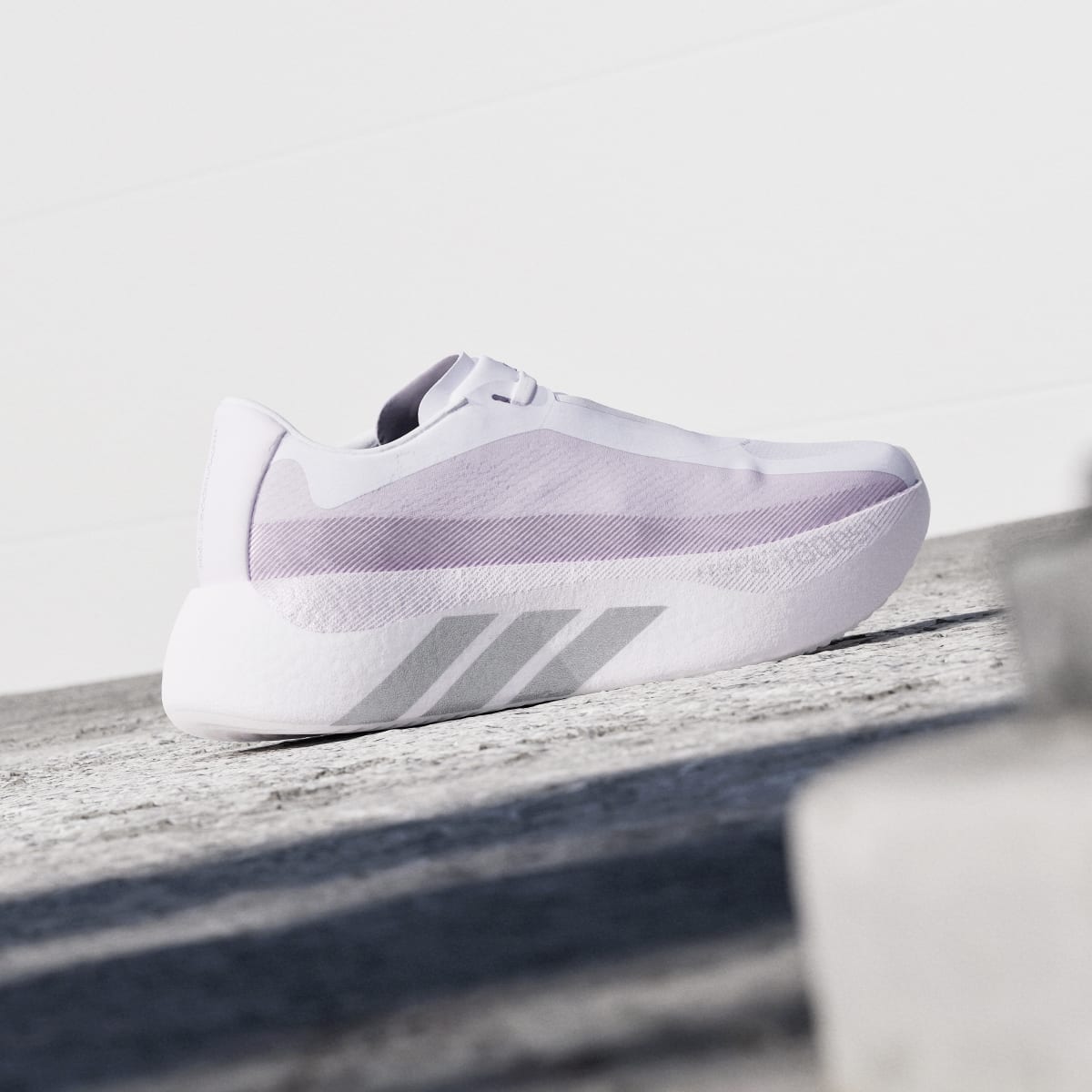 adidas Women's Hyperboost Edge Running Shoes - Frozen Purple / Silver Metallic / Silver Dawn
