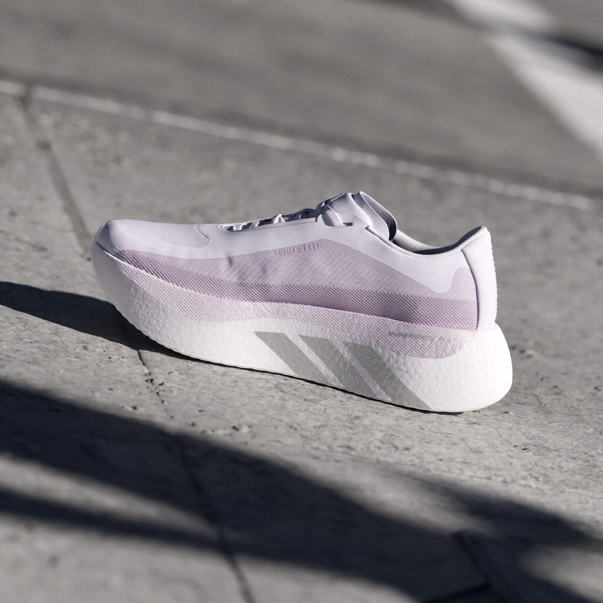 adidas Women's Hyperboost Edge Running Shoes - Frozen Purple / Silver Metallic / Silver Dawn