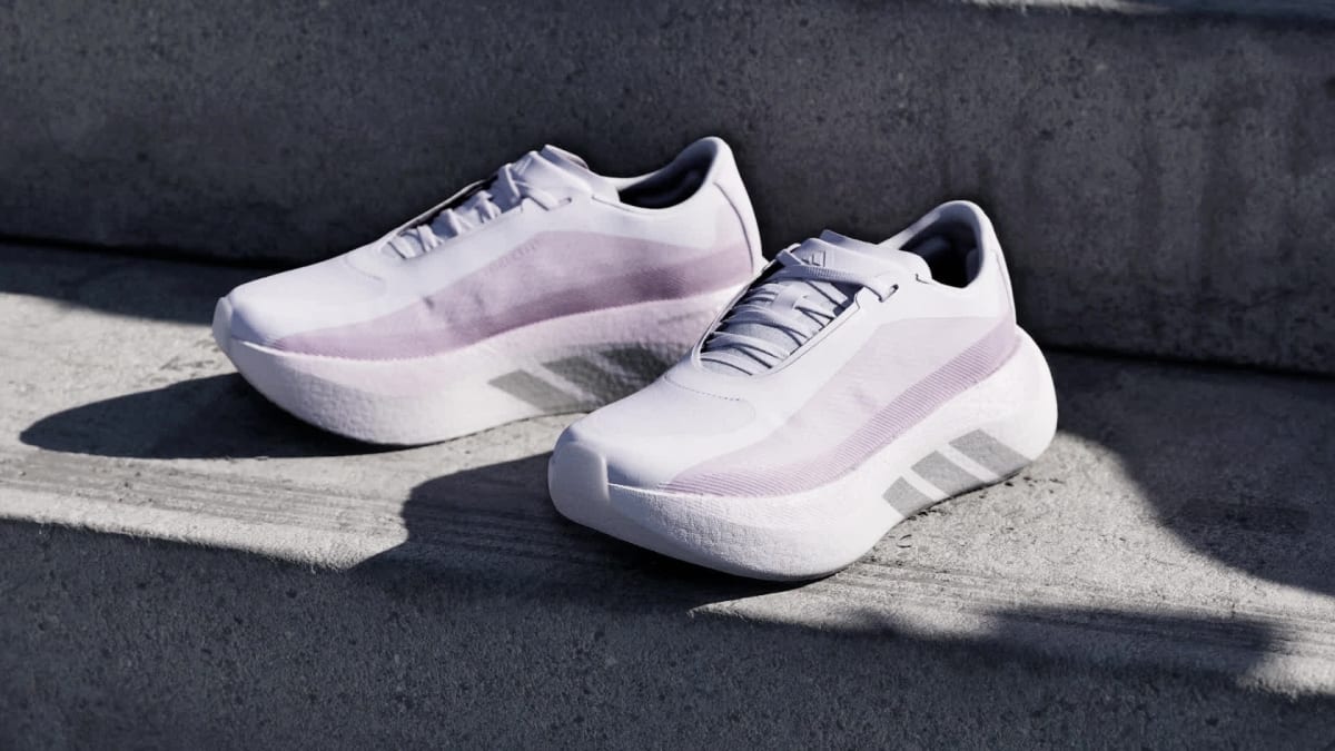 adidas Women's Hyperboost Edge Running Shoes - Frozen Purple / Silver Metallic / Silver Dawn