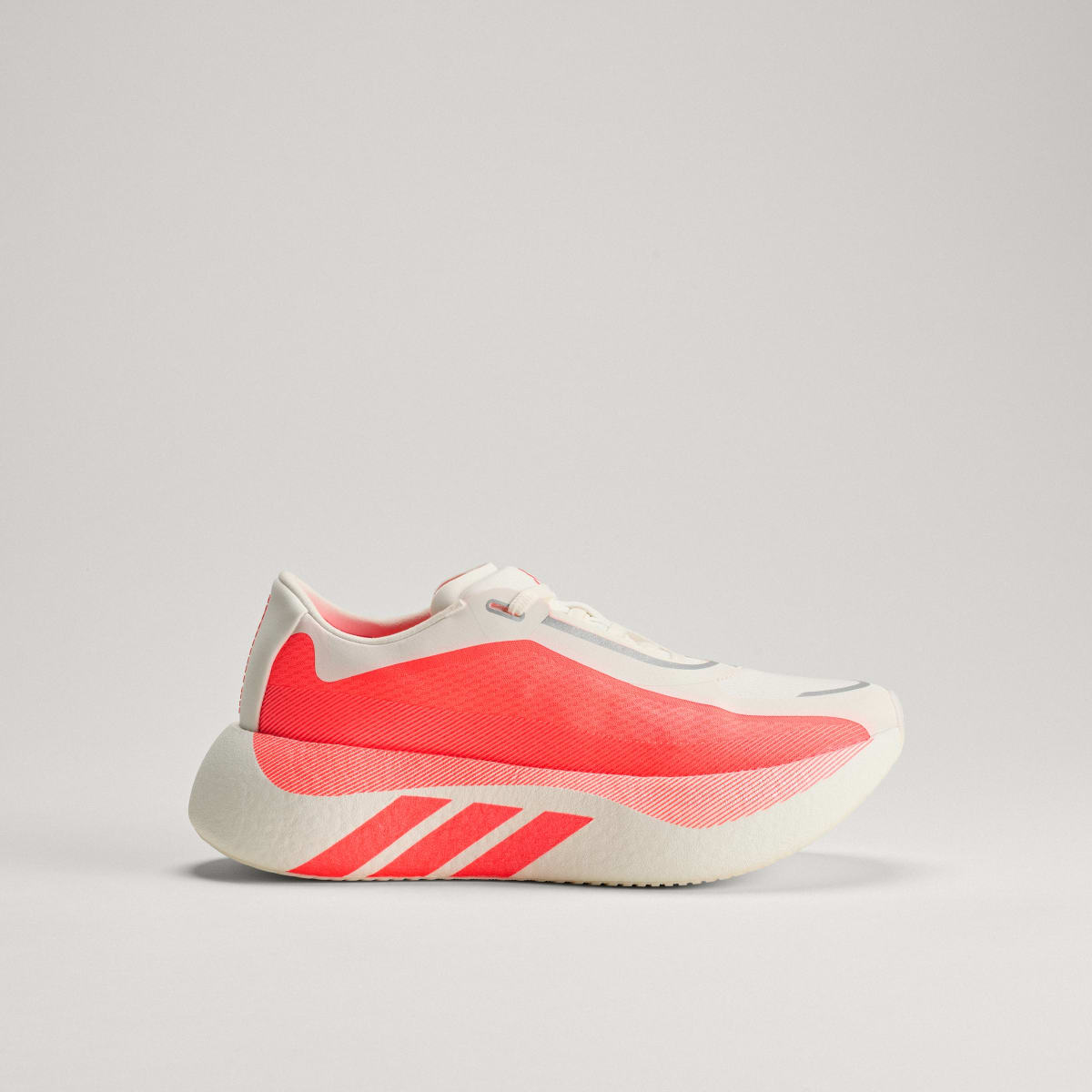 adidas Women's Hyperboost Edge Running Shoes - Hyper White / Solar Turbo / Solar Turbo