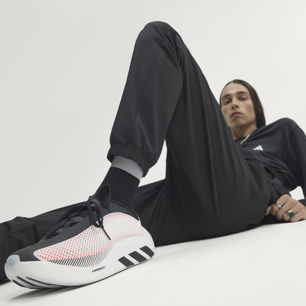 adidas Women's Hyperboost Ephr Shoes - Core Black / Solar Red / Cloud White