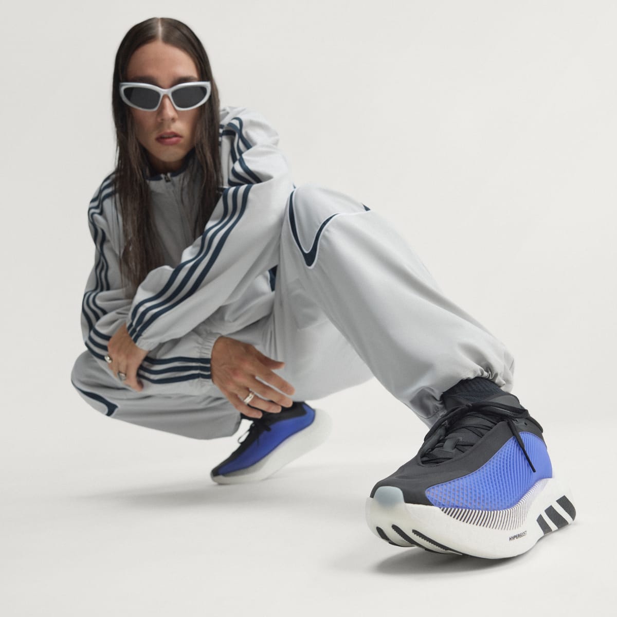 adidas Men's Hyperboost Ephr Shoes - Cloud White / Core Black / Solar Red