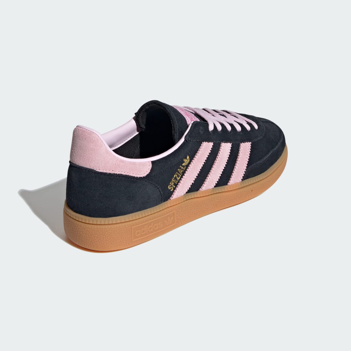 adidas Women's Handball Spezial Shoes - Core Black / Clear Pink / Gum